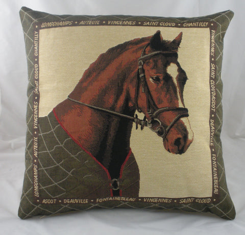 Brown Horse Cushion