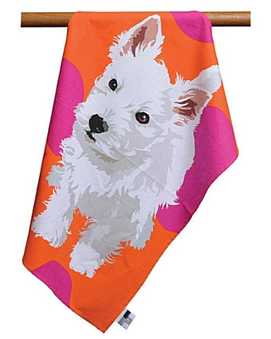 Westie Tea Towel