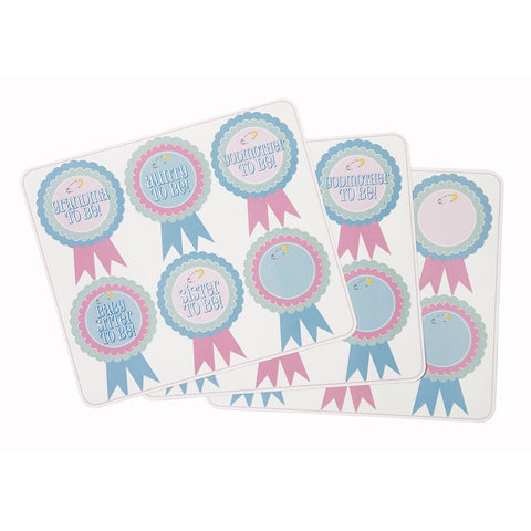 Baby On Board Guest Name Stickers