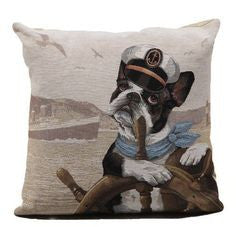 French Bulldog Sailor Cushion