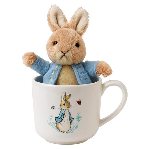 Peter Rabbit Mug & Soft Toy Gift Set